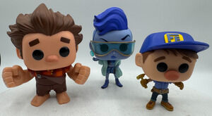 Disney FUNKO Lot of 4 Pixar Wreck It Ralph Fix It Felix Yesss Figures